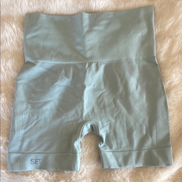 SET Active Sage Green Bike Shorts #120 - Picture 2 of 6